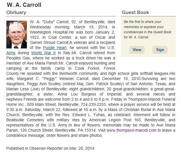 W. A. Carroll